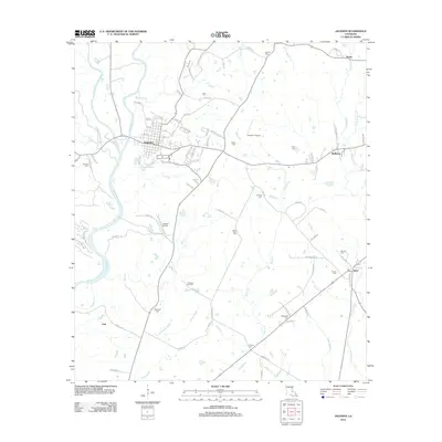 2012 Map of Jackson, 2012 Print