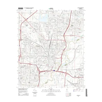 2015 Map of Jackson, 2015 Print