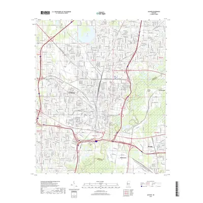 2018 Map of Jackson, 2018 Print