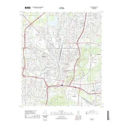 2020 Map of Jackson, 2020 Print