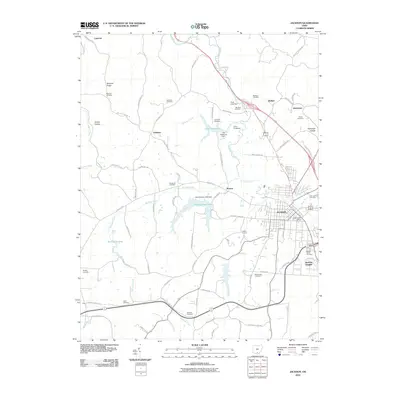 2010 Map of Jackson, 2010 Print
