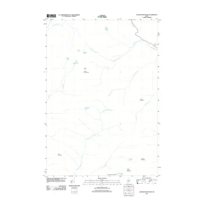 2011 Map of Jackson Mountain, 2011 Print