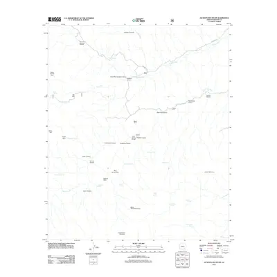 2011 Map of Jackson Mountain, 2011 Print