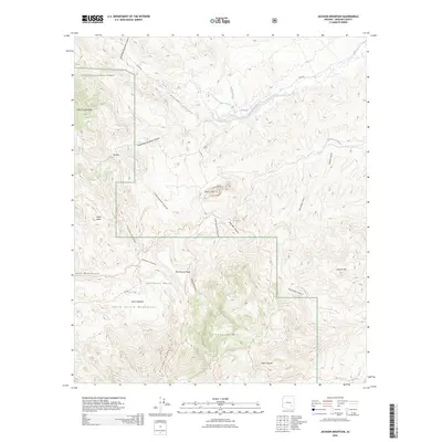 2026 Map of Jackson Mountain, 2026 Print