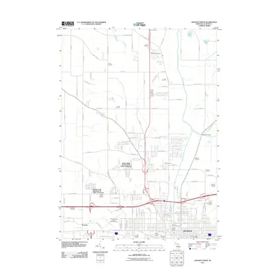 2011 Map of Jackson North, 2011 Print