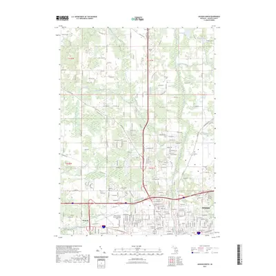 2023 Map of Jackson North, 2023 Print
