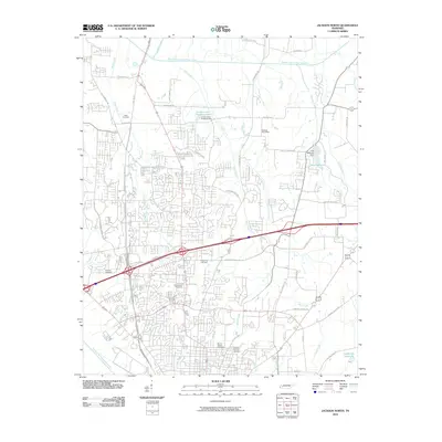2010 Map of Jackson North, 2010 Print