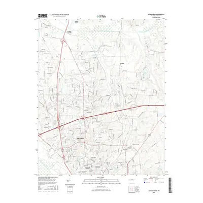 2016 Map of Jackson North, 2016 Print
