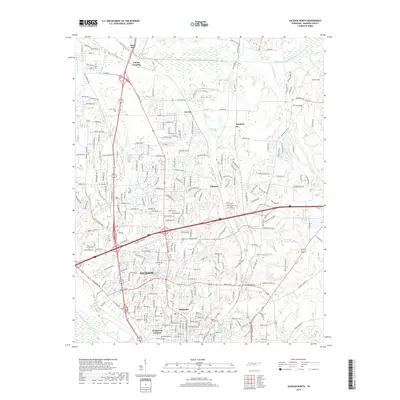 2019 Map of Jackson North, 2019 Print