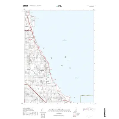 2018 Map of Jackson Park, 2018 Print
