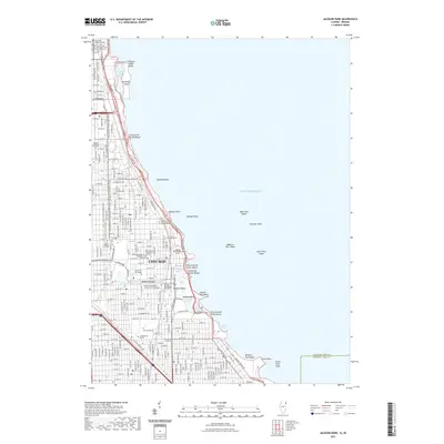 2021 Map of Jackson Park, 2021 Print