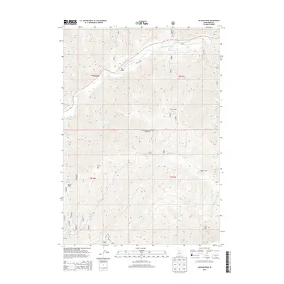 2013 Map of Jackson Peak, 2013 Print