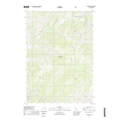 2020 Map of Jackson Peak, 2020 Print