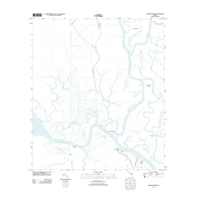 2012 Map of Jackson River, 2012 Print