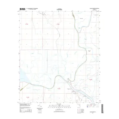2015 Map of Jackson River, 2015 Print
