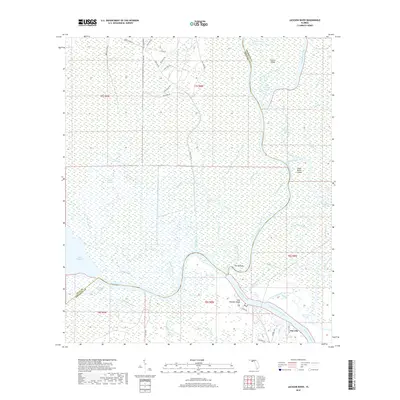 2018 Map of Jackson River, 2018 Print