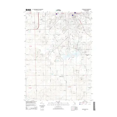2014 Map of Jackson South, 2014 Print