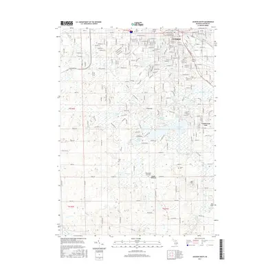2017 Map of Jackson South, 2017 Print