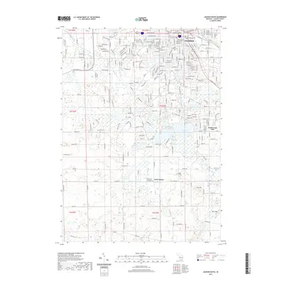 2019 Map of Jackson South, 2019 Print