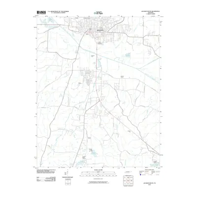 2010 Map of Jackson South, 2010 Print