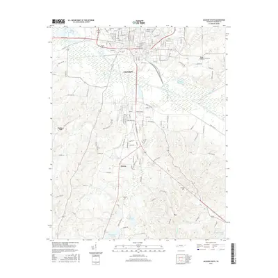 2016 Map of Jackson South, 2016 Print