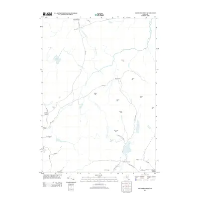 2013 Map of Jackson Summit, 2013 Print