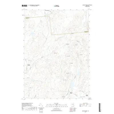 2019 Map of Jackson Summit, 2019 Print