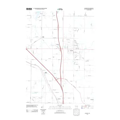2013 Map of Jackson, 2013 Print