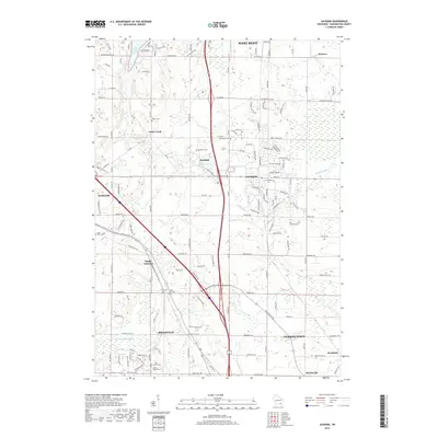 2018 Map of Jackson, 2018 Print