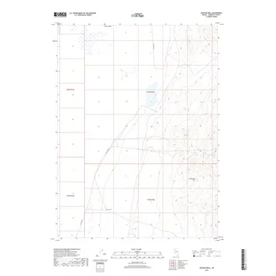 2018 Map of Jackson Well, 2018 Print