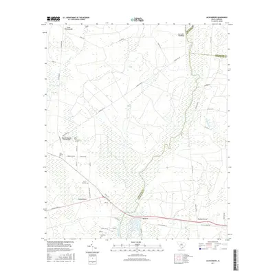 2017 Map of Jacksonboro, 2017 Print