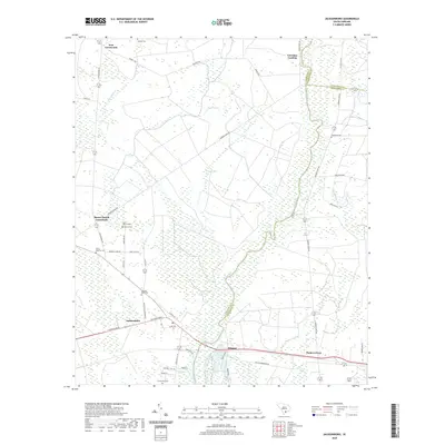 2020 Map of Jacksonboro, 2020 Print