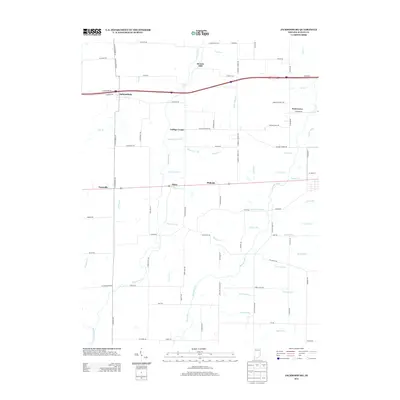 2013 Map of Jacksonburg, 2013 Print