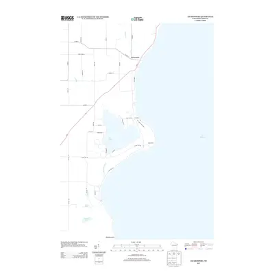 2013 Map of Jacksonport, 2013 Print