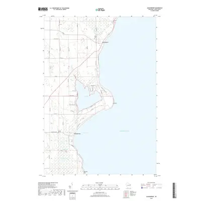 2018 Map of Jacksonport, 2018 Print