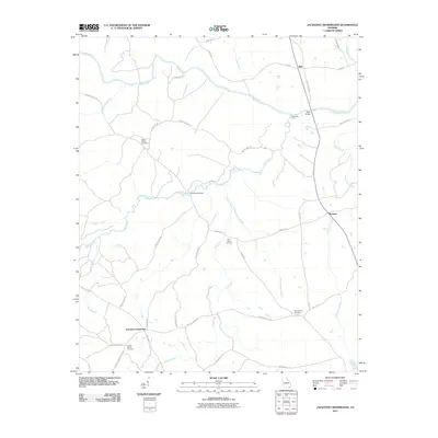 2011 Map of Jacksons Crossroads, 2011 Print