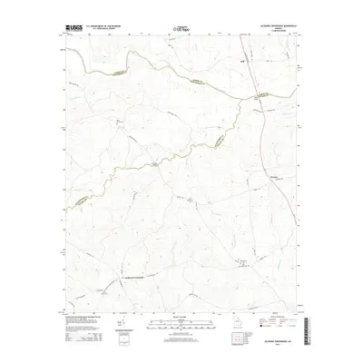 2014 Map of Jacksons Crossroads, 2014 Print