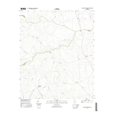2017 Map of Jacksons Crossroads, 2017 Print