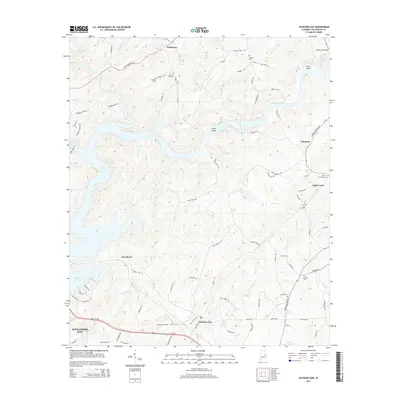 2014 Map of Jacksons Gap, 2014 Print