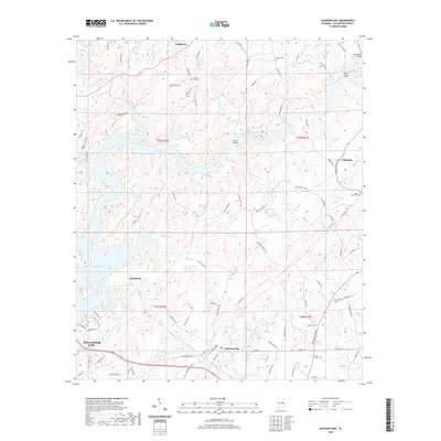 2020 Map of Jacksons Gap, 2020 Print