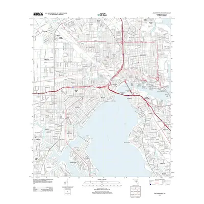 2012 Map of Jacksonville, 2012 Print