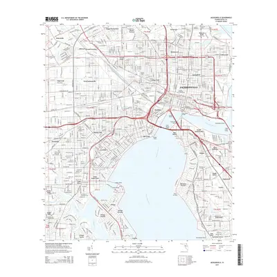2015 Map of Jacksonville, 2015 Print