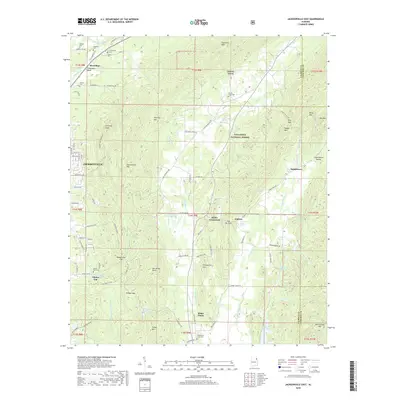 2018 Map of Jacksonville East, 2018 Print