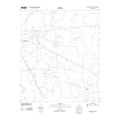 2010 Map of Jacksonville East, 2010 Print