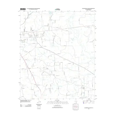 2013 Map of Jacksonville East, 2013 Print