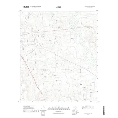 2019 Map of Jacksonville East, 2019 Print
