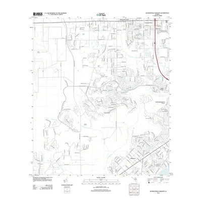 2012 Map of Jacksonville Heights, 2012 Print