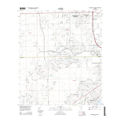 2015 Map of Jacksonville Heights, 2015 Print
