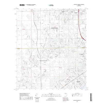 2018 Map of Jacksonville Heights, 2018 Print