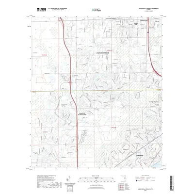 2021 Map of Jacksonville Heights, 2021 Print